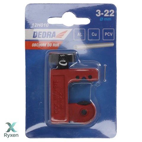 Obcinak do rur alu, miedz i pcv, 3-22mm Dedra