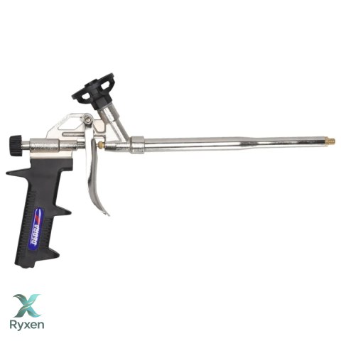 Pistolet do pianki montażowej, metalowy, mosiężna dysza Dedra
