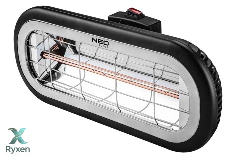 Promiennik 2000W, IP65, element grzejny low glare amber lamp NEO TOOLS