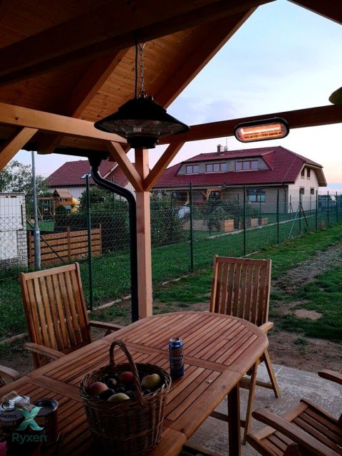 Promiennik 2000W, IP65, element grzejny low glare amber lamp NEO TOOLS