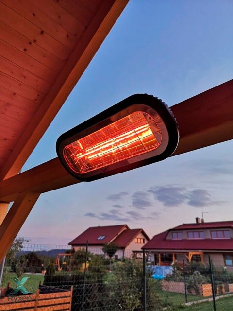 Promiennik 2000W, IP65, element grzejny low glare amber lamp NEO TOOLS