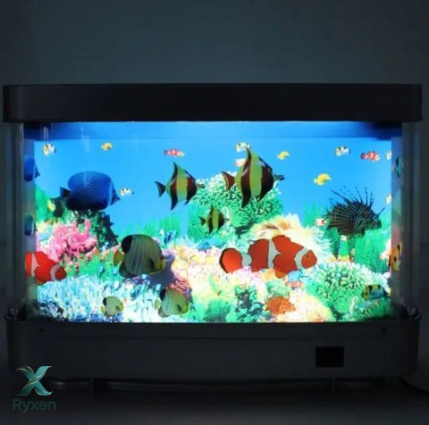 ZD99 Lampka nocna pływające rybki led ATL