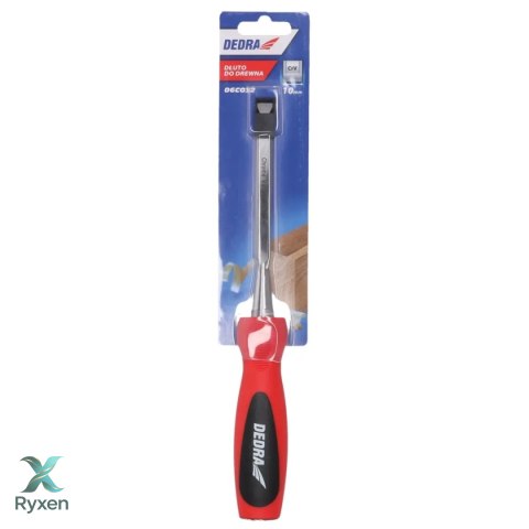 Dłuto 10mm, stal crv, dwumateriałowy uchwyt Dedra