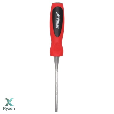 Dłuto 6mm, stal crv, dwumateriałowy uchwyt Dedra
