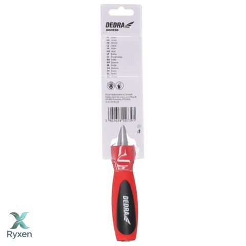 Dłuto 6mm, stal crv, dwumateriałowy uchwyt Dedra