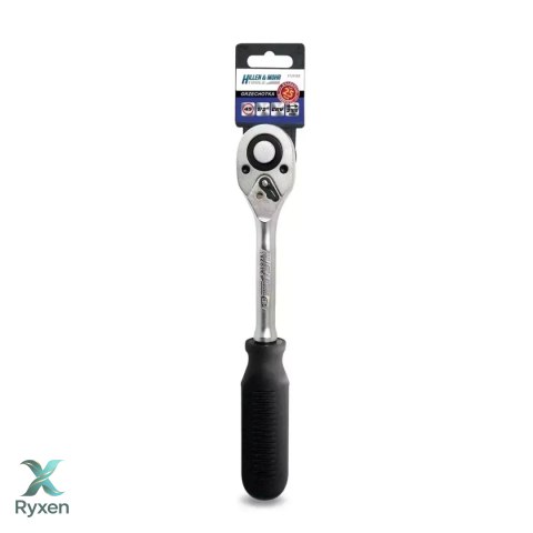 Grzechotka 1/2", 45t, crv 6140, prosta jedno-mater.uchwyt Dedra