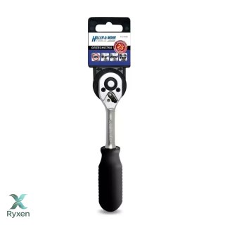 Grzechotka 1/4", 45t, crv 6140, prosta jedno-mater.uchwyt Dedra