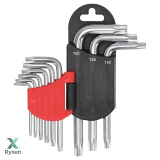 Klucze torx krótkie t10-t50 zestaw 9szt, crv Dedra