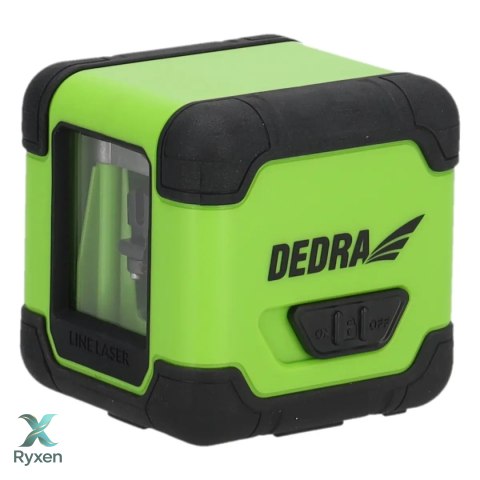 Laser krzyżowy zielony + dalmierz laserowy 40m-zestaw Dedra
