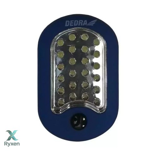 Latarka 24+3 led z bateriami Dedra