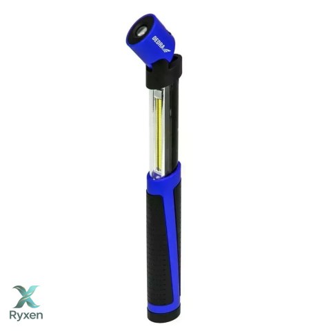Latarka 2w cob led+0.5w led, rozsuwana, z bateriami Dedra