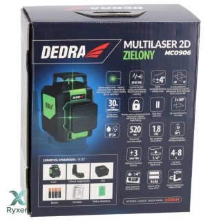 Multilaser 2d, zielony Dedra