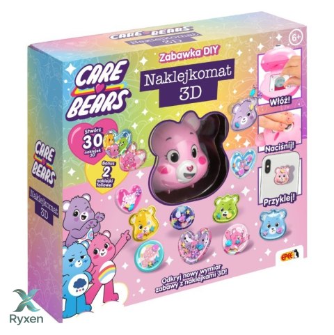 Naklejkomat 3d care bears różowy miś EPEE