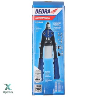Nitownica czołowa do nitów aluminiowych, długość 280mm Dedra