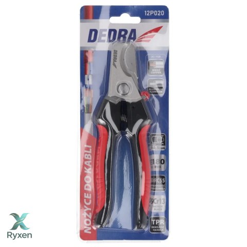 Nożyce do kabli miedzianych i aluminiowych, śr.cięcia 10,5mm Dedra