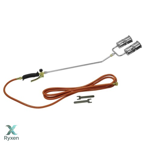 Zestaw dekarski dwudyszowy,śr.dyszy 60mm,5m wąż Dedra