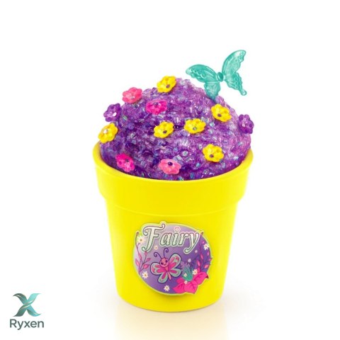 Zestaw kreatywny so slime kwiatowe kreacje - doniczka żółta EPEE