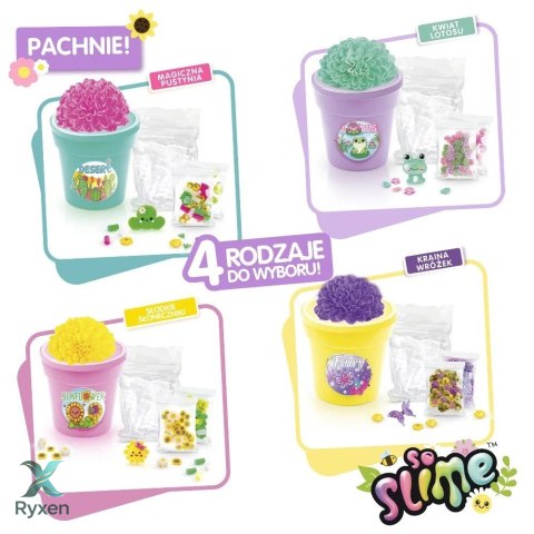 Zestaw kreatywny so slime kwiatowe kreacje - doniczka żółta EPEE