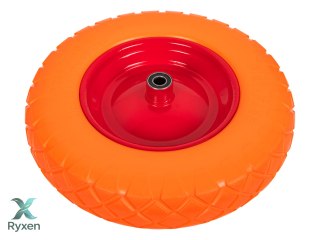 69-047# Koło 40cm do taczki wózka 400x98 4.00/8 pomarańczowe Blow