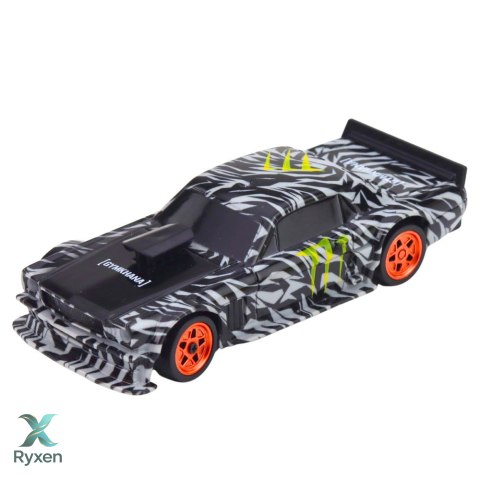 Auto Sportowe Do Driftu Zdalnie Sterowane RC Czarne Pachołki 15 km/h 1:43 LEAN TOYS