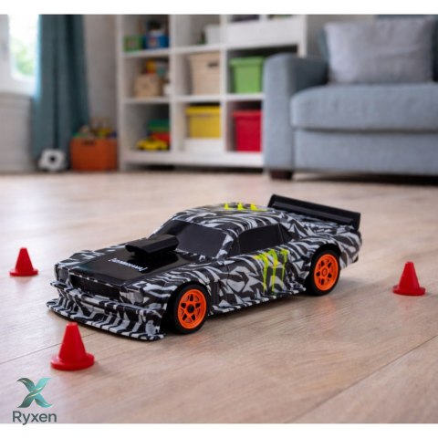 Auto Sportowe Do Driftu Zdalnie Sterowane RC Czarne Pachołki 15 km/h 1:43 LEAN TOYS