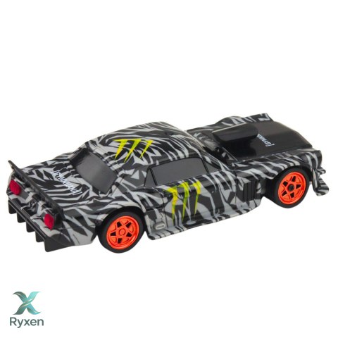 Auto Sportowe Do Driftu Zdalnie Sterowane RC Czarne Pachołki 15 km/h 1:43 LEAN TOYS