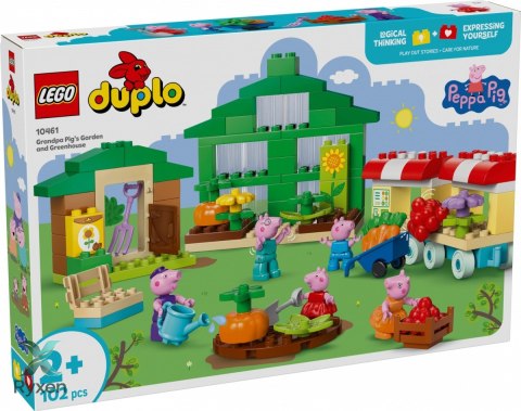 Klocki duplo peppa pig 10461 ogród i szklarnia dziadka świnki LEGO