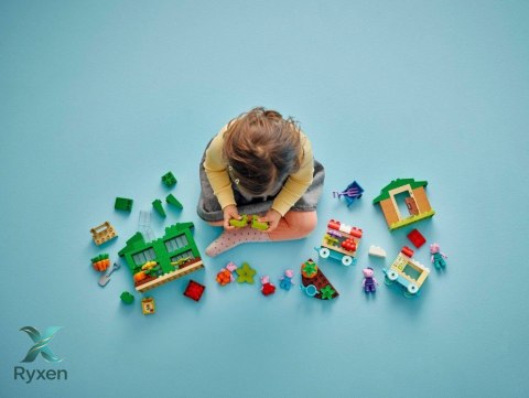 Klocki duplo peppa pig 10461 ogród i szklarnia dziadka świnki LEGO