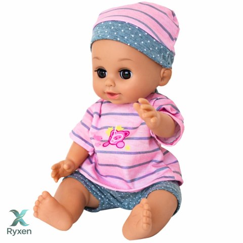 Lalka Bobas Siusiająca Gaworzy Płacze Mówi 12 Dźwięków Akcesoria Krzesełko LEAN TOYS