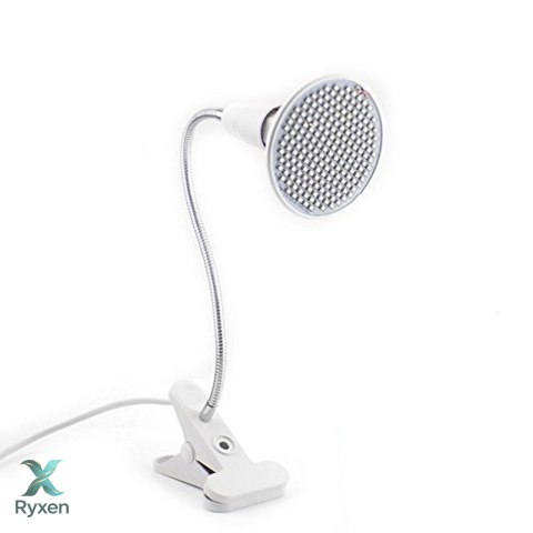 Lampa do wzrostu roślin 200 led panel do uprawy klips 20w e27 gwint ruchoma -e563 RTO