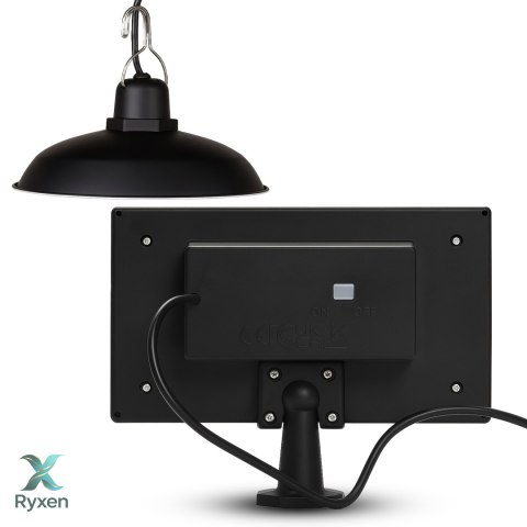 Lampa solarna wisząca żyrandol ogrodowy zewnętrzny wodoodporny 12w - e896 RTO