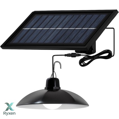 Lampa solarna wisząca żyrandol ogrodowy zewnętrzny wodoodporny 12w - e896 RTO
