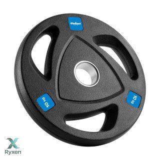 Obciążenie żeliwne olimpijskie gumowane zestaw 2x10kg, otwór 51mm , REBEL ACTIVE Rebel