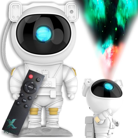 Projektor gwiazd astronauta lampka nocna dla dzieci kosmos rzutnik pilot -e796 RTO