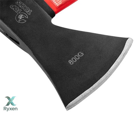 Siekiera 800 g, trzonek z włókna szklanego Top Tools