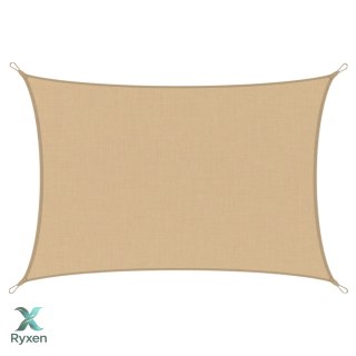 Żagiel Ogrodowy Przeciwsłoneczny Wodoodporny Prostokąt Beżowy 200x300 cm LEAN