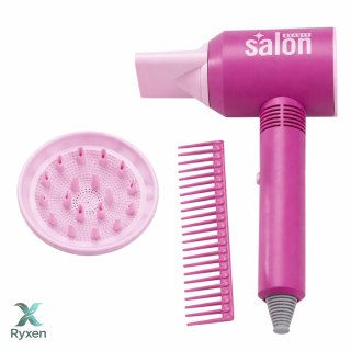 Zestaw Fryzjerski Salon Dla Dzieci Suszarka Lusterko Grzebień Akcesoria LEAN TOYS