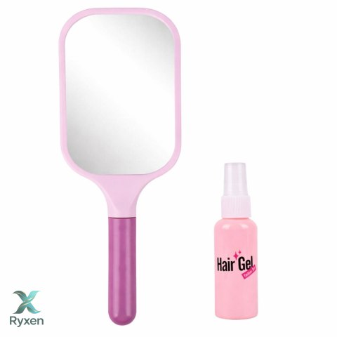 Zestaw Fryzjerski Salon Dla Dzieci Suszarka Lusterko Grzebień Akcesoria LEAN TOYS