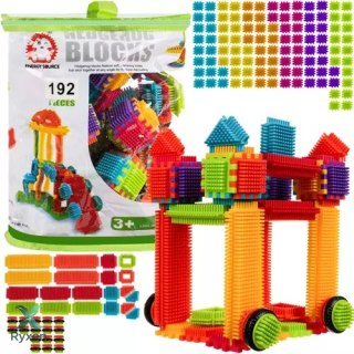Klocki konstrukcyjne- jeżyki 192szt. Kruzzel 20376 KRUZZEL