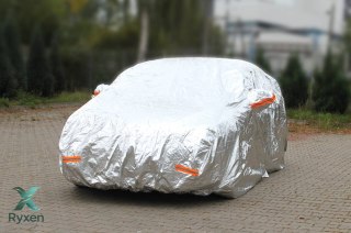 Plandeka pokrowiec na samochód - rozmiar m amio-01110 AMiO
