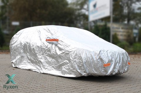 Plandeka pokrowiec na samochód - rozmiar m amio-01110 AMiO