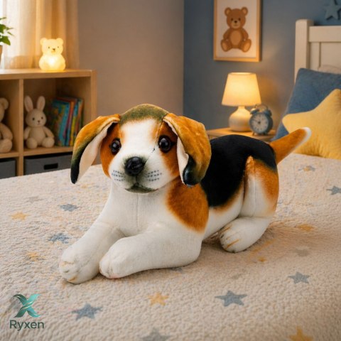 Pluszowy Piesek Beagle Przytulanka Maskotka Pluszak Pies Miękki 25 cm LEAN TOYS