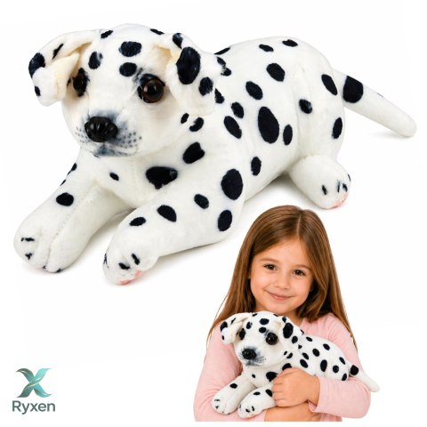 Pluszowy Piesek Dalmatyńczyk Przytulanka Maskotka Pluszak Pies Miękki 25 cm LEAN TOYS