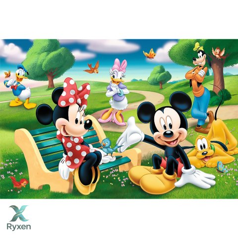 Puzzle - 24 Maxi - Myszka Miki w gronie przyjaciół - Disney - Trefl 14344 TREFL PUZZLE