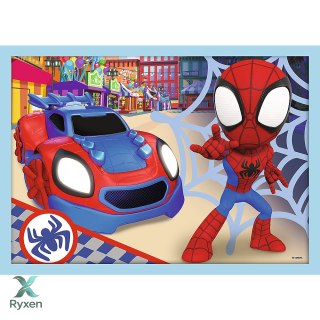 Puzzle - 4w1 (12, 15, 20, 24) - Ekipa Spiday"a - Trefl 34611 TREFL PUZZLE
