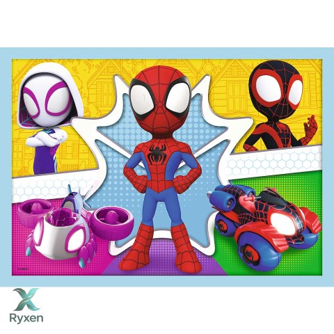 Puzzle - 4w1 (12, 15, 20, 24) - Ekipa Spiday"a - Trefl 34611 TREFL PUZZLE
