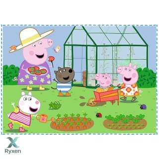 Puzzle - 4w1 (12,15, 20, 24) - Wspomnienia z wakacji - Świnka Peppa - Trefl 34359 TREFL PUZZLE