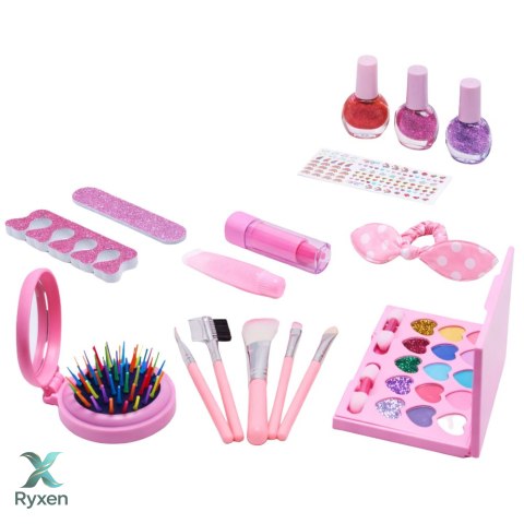 Zestaw Piękności Kosmetyczka Z Jednorożcem Kosmetyki Do Paznokci Makijażu LEAN TOYS