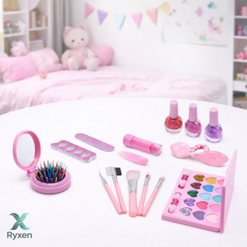 Zestaw Piękności Kosmetyczka Z Jednorożcem Kosmetyki Do Paznokci Makijażu LEAN TOYS