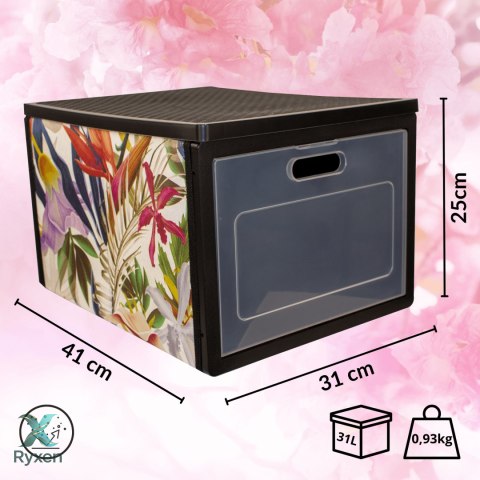 FLORAL w kwiaty organizer do szafy z drzwiczkami 41x31x25cm Kamai Ordinett
